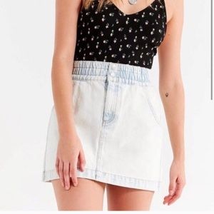 BDG Acid Wash Denim Mini Skirt